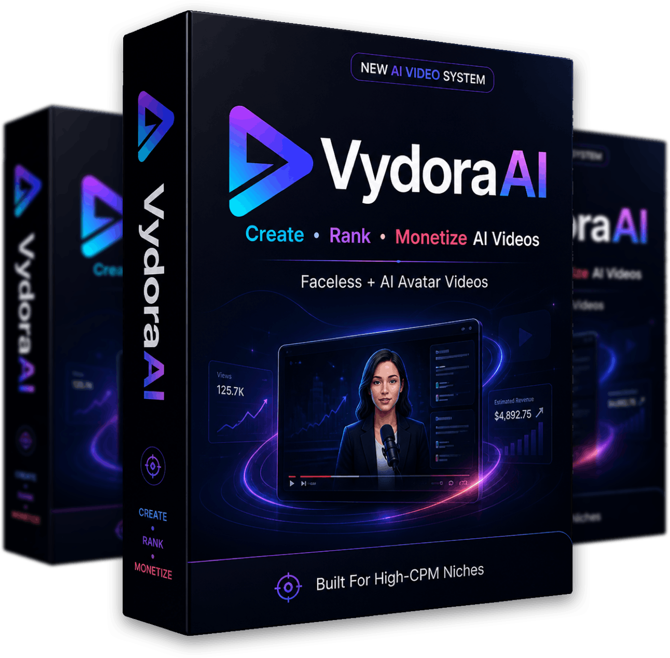 VydoraAI dashboard